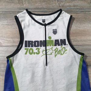 Ironman Boise Mens Medium M Cycling Jersey Shirt Road Bicycle Racing Tour Idaho